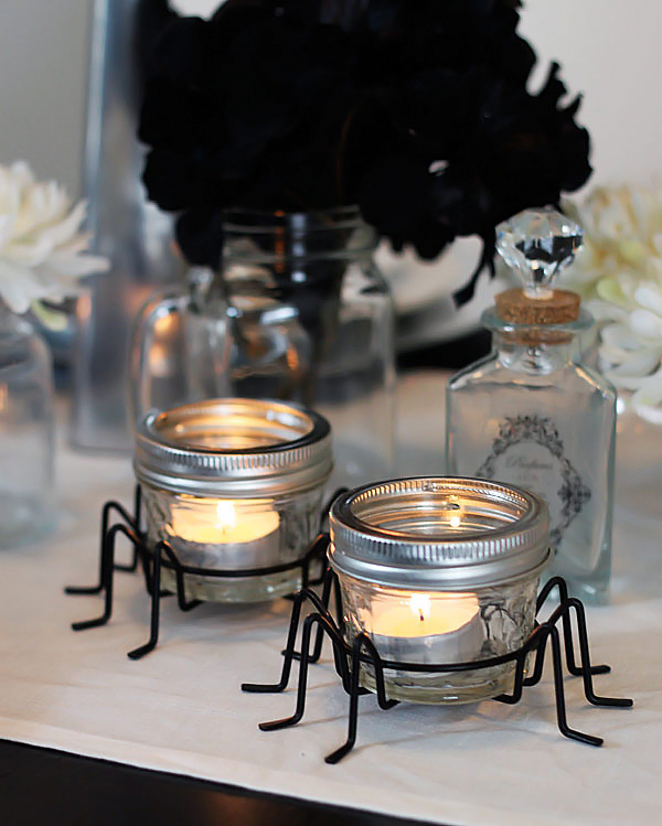 Picture Of easy diy creepy crawly candle holders  1