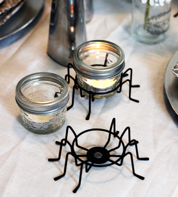 Easy diy creepy crawly candle holders  2