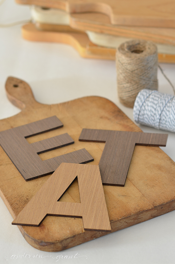 Picture Of easy diy cutting board wall art  3