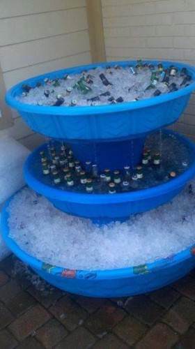 iced beverage fountain cooler