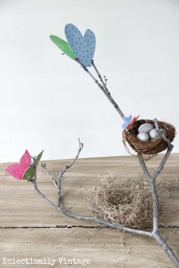 butterfly branch centerpiece (via eclecticallyvintage)
