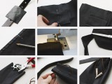 Easy Diy Leather Pouch With Chain