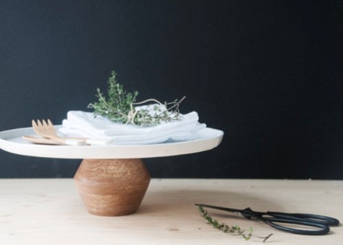 Easy DIY Modern Cake Stand In A Minute