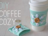 Easy Diy No Sew Coffee Cozy