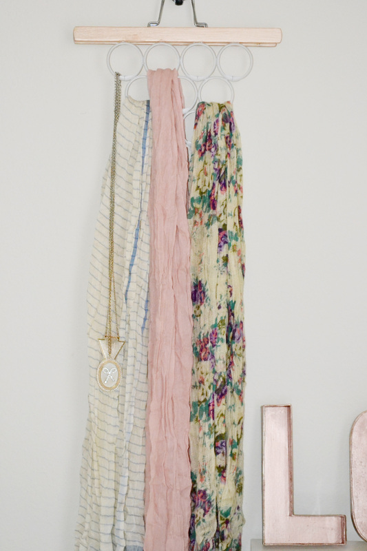 Easy Diy Scarf And Accessory Hanger