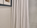 curtain with ruffled accents