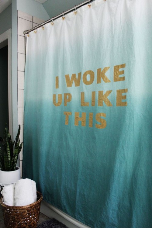16 Easy DIY Shower Curtains In All Color And Styles