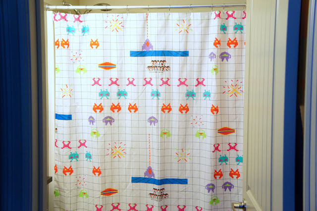 fun shower curtain (via idlewife)