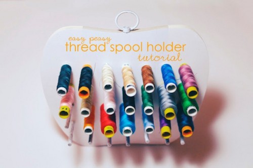 DIY Easy Threads Organizer To Make Your Craft More Pleasant