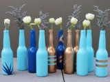 beer bottle vases