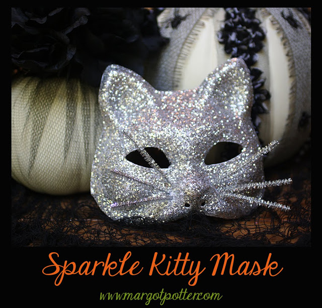 retrofabulous sparkle kitty mask