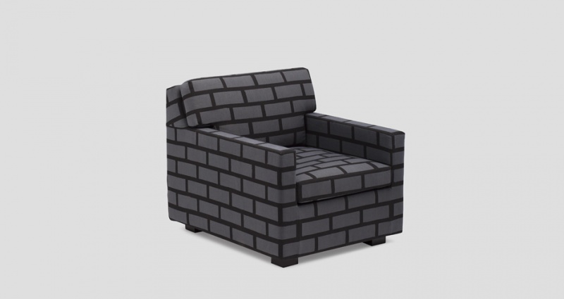 Faux Brick Chairs