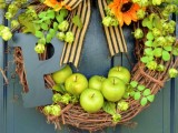 green apple wreath