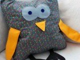 owl toy pillow