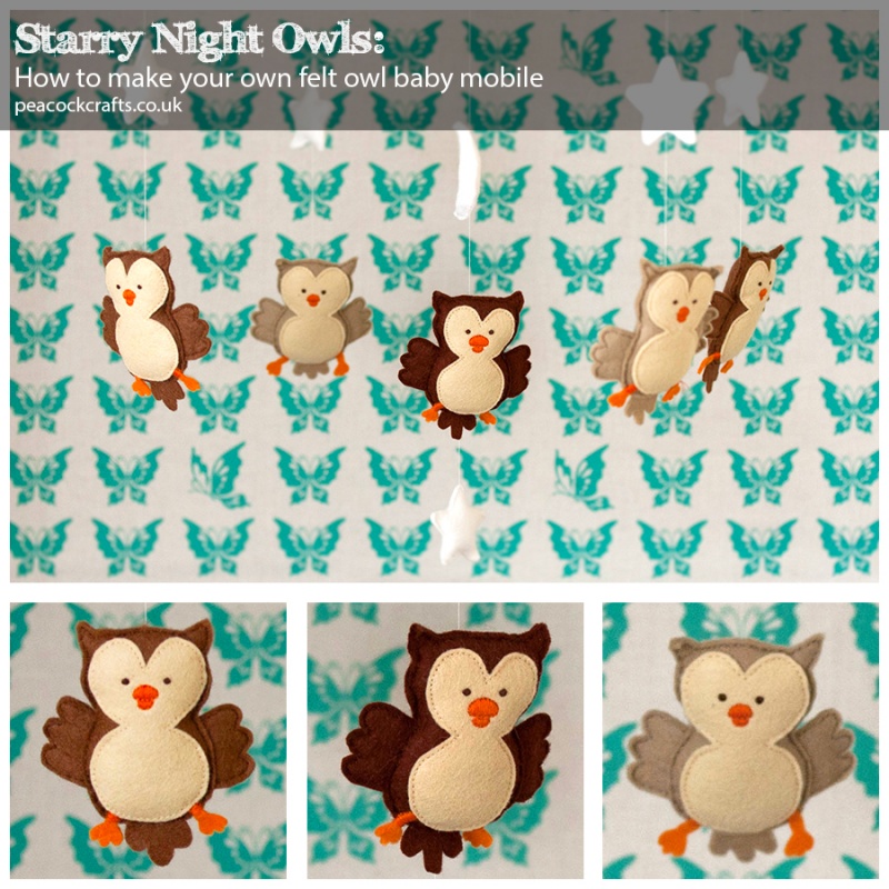owl baby mobile