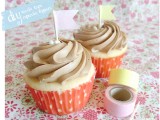 washi tape cupcake toppers