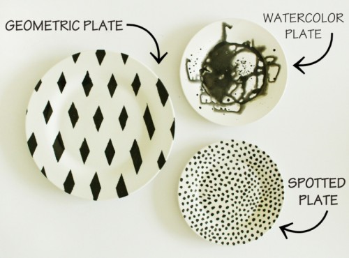 Fun DIY Dishwasher Safe Painted Plates