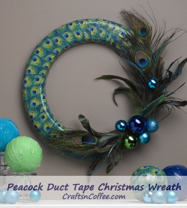 peacock wreath