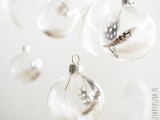 airy feather ornaments