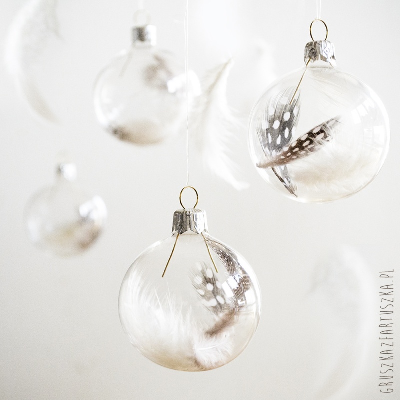 airy feather ornaments