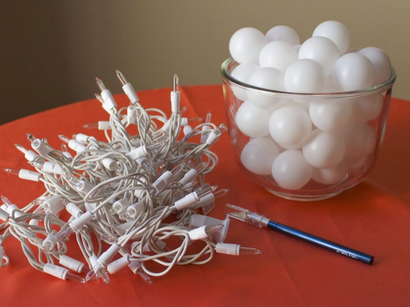 Picture Of fun diy ping pong ball lights  3