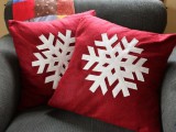 snowflake pillows