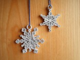 quilled snowflakes