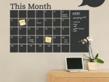 simple chalkboard calendar