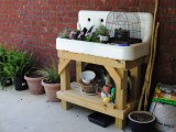 Garden Potting Station