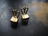 Gold Chair Place Card Holders