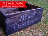 Christmas tree crate
