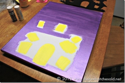 Halloween Canvas To Make With Your Kids