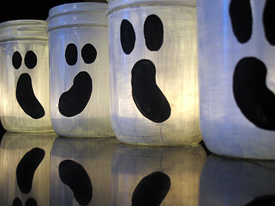 Halloween Ghost Candles