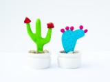 Handmade Cactus Jewelry Holders