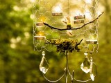 wire outdoor chandelier