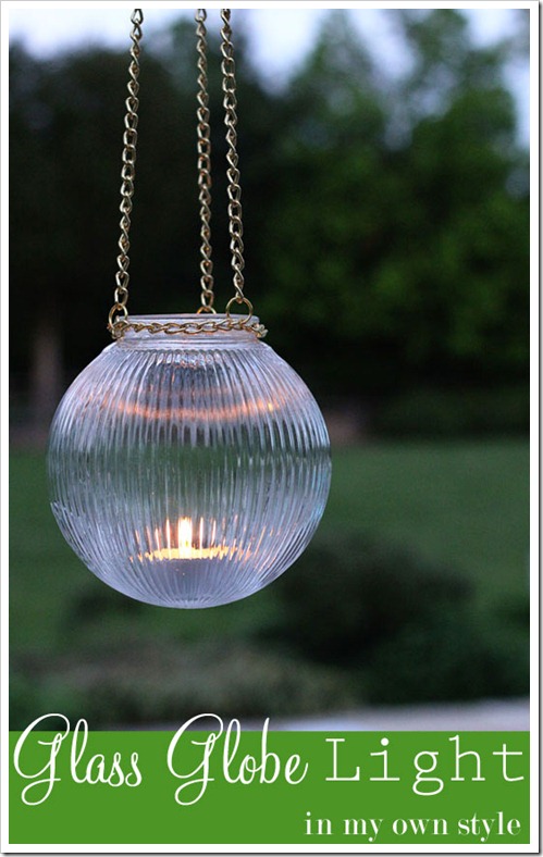 outdoor glass globe lights