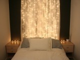 Holiday Lights In A Bedroom