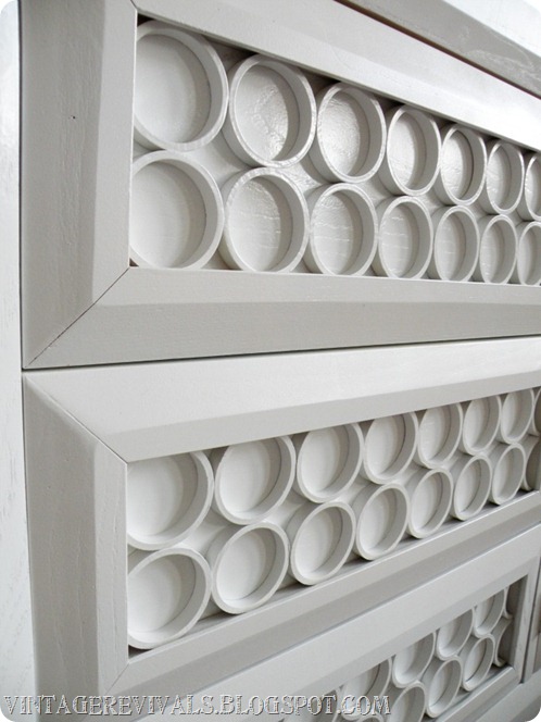 How To Decorate A Dresser Or Any Other Storage Unit Using PVC Pipes
