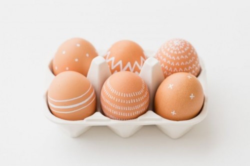 How To Decorate Natural Brown Easter Eggs