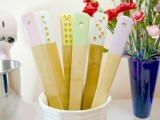 dipped and embellished utensils