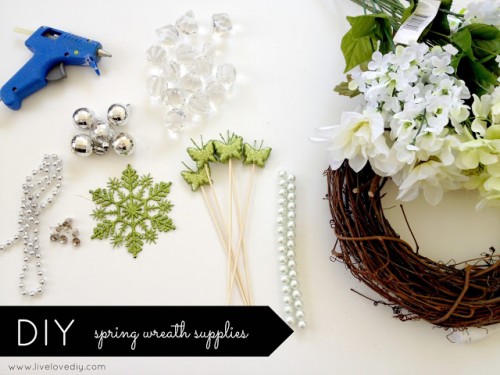 How To Make A Glam Spring Flower Wreath