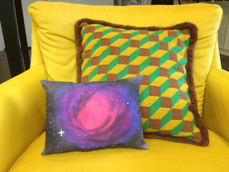How to make a mysterious nebula pillow  7