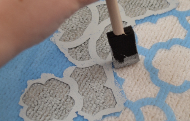 How To Make A Patterned Bath Mat
