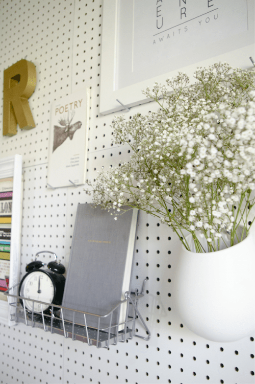How To Make A Pegboard Headboard For Useful Accessories