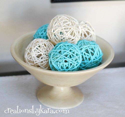 How To Make Bright Hemp Ball Accents