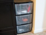 how to make cheap plastic chests of drawers fit your interior well