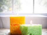 How To Make Colorful Ice Candles