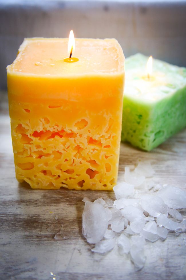 How To Make Colorful Ice Candles