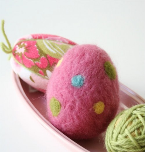 How To Make Felted Easter Eggs