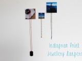 How To Make Instagram Print Jewelry Hangers